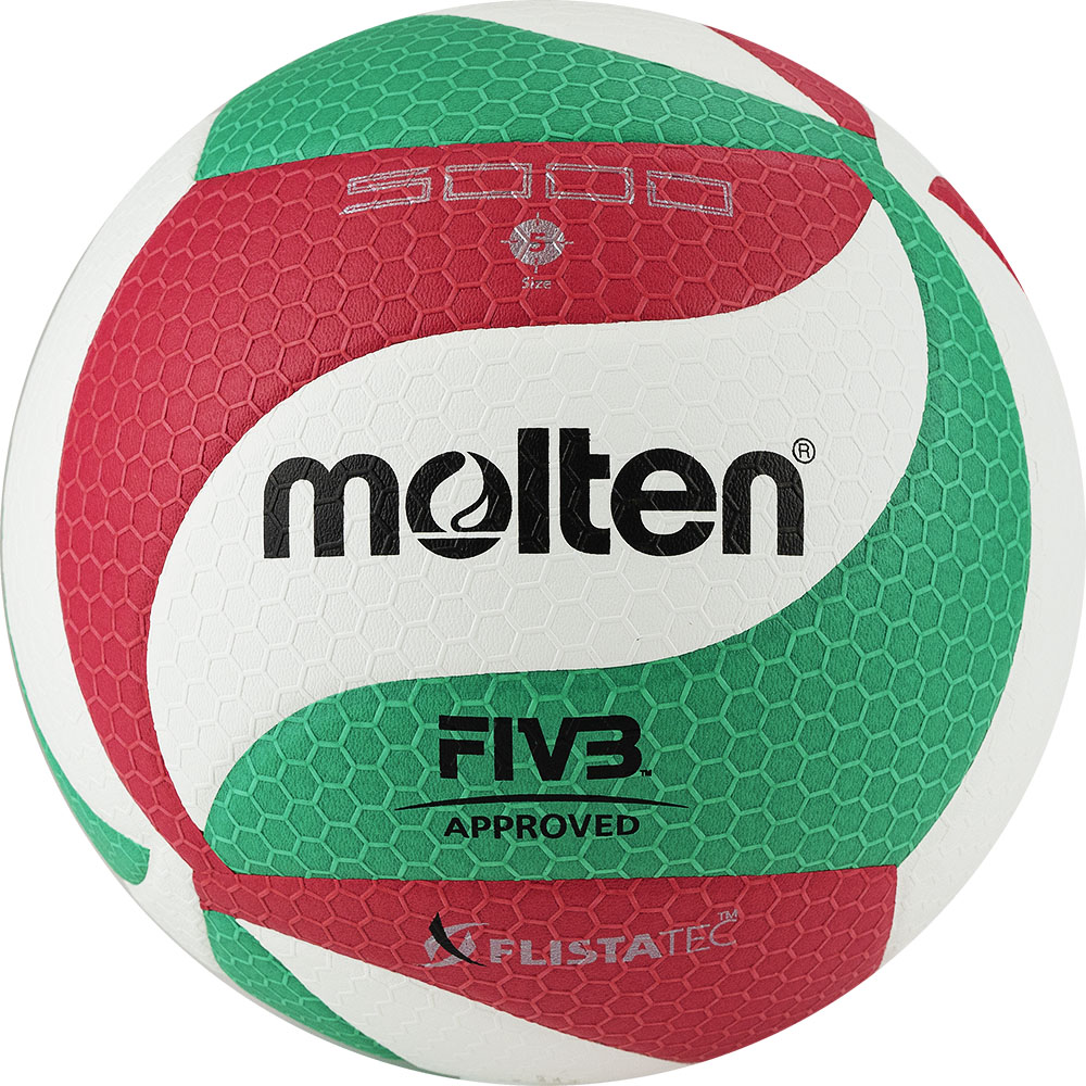 Мяч волейбольный MOLTEN V5M5000-DE, ПУ Microfiber, FIVB Approved