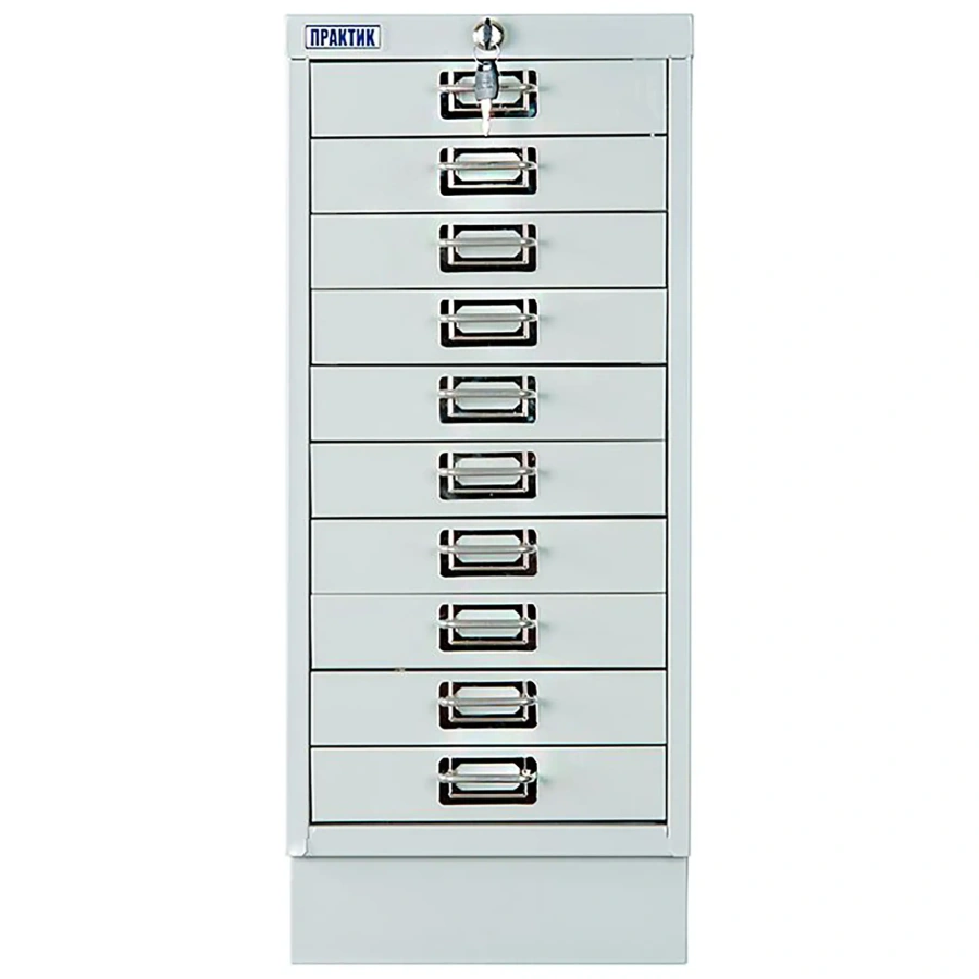 Картотечный шкаф ПРАКТИК MDC-A4/650/10