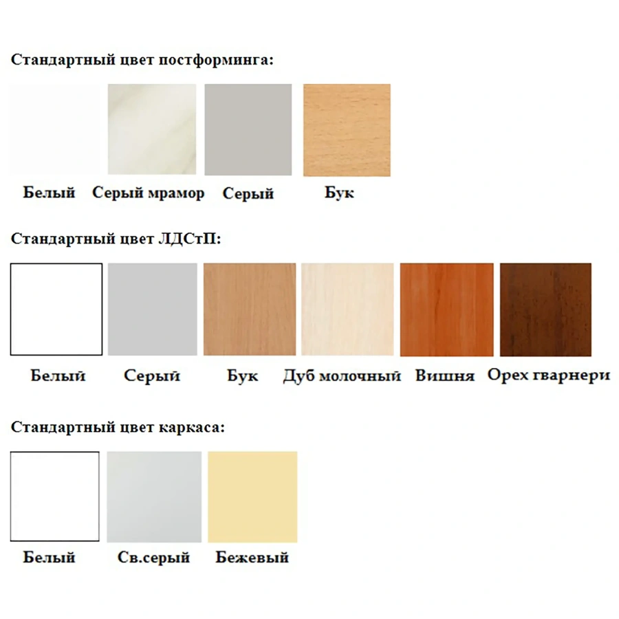 Тумба подкатная ТПМ 3/1 с надкроватным столиком (постформинг белый, ЛДСП белый, каркас белый)