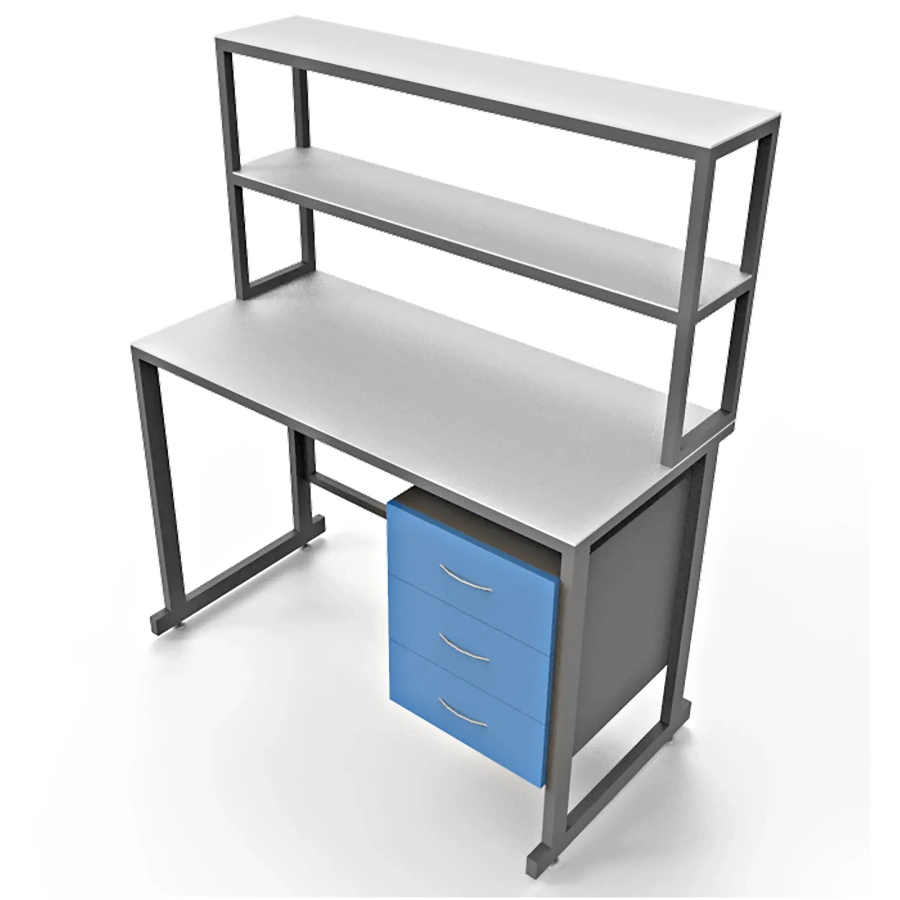 Стол лабораторный с керамикой СЛк 21.009 (белый)