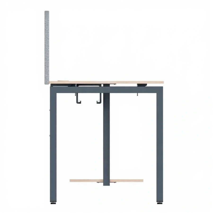 Офисный стол «СМАРТ» подстолье «П» профиль 40x40 Перегородка/перф экран/подвес/кабель канал столешница 16 мм