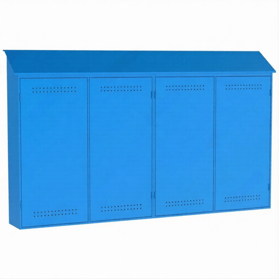 Металлический шкаф для рампы 4000х500х2400 мм