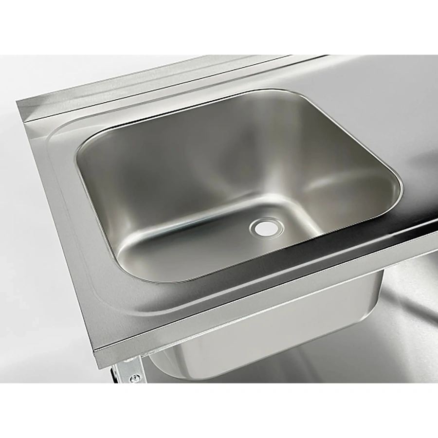 Ванна моечная с рабочей поверхностью ВМЦР/1-14/7-БЛП-ЭЦ