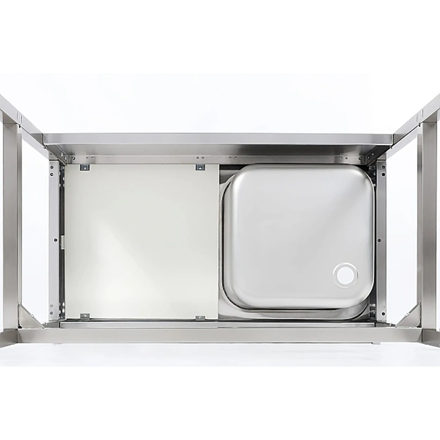 Ванна моечная цельнотянутая с рабочей поверхностью с бортом ВМЦР/1-10/6-БП