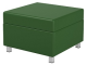 Пуф модульный на металлокаркасе 600х610х425 мм 790.П-З (обивка - экокожа зеленый, м/к квадратная труба)