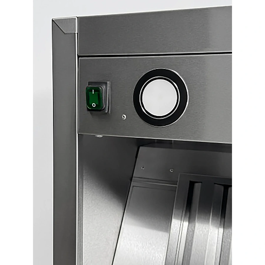 Зонт вытяжной пристенный с подсветкой ЗВПКП-12/14