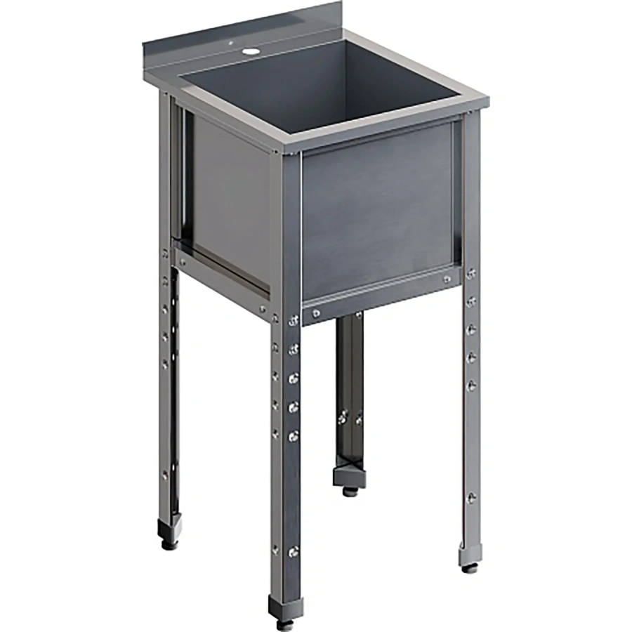 Ванна моечная односекционная с бортом ВМС-1/8-Б-ЭН