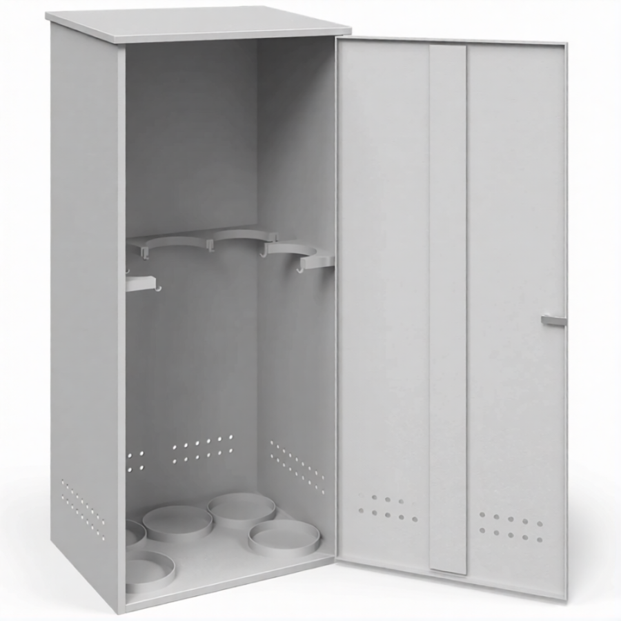 Шкаф для 5-ти газовых баллонов ШГБК-011 усиленный