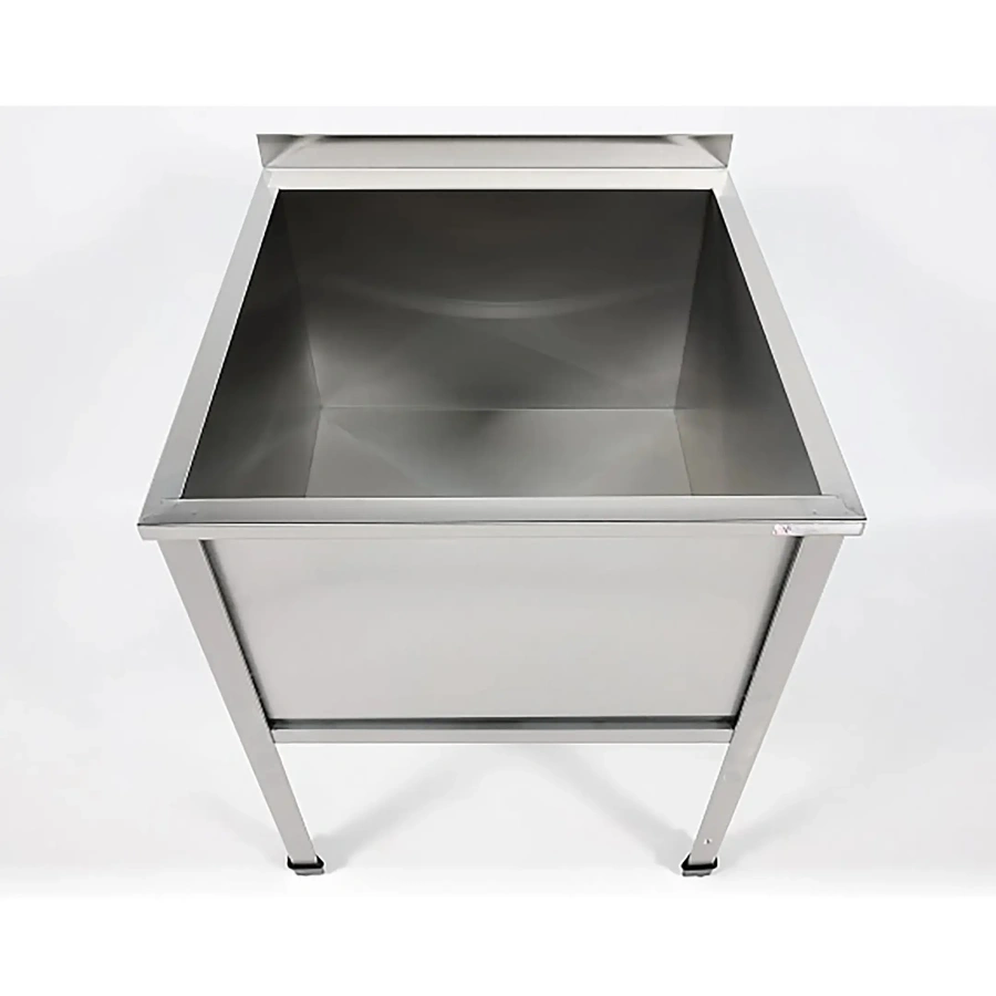 Ванна моечная односекционная с бортом ВМС-1/8-Б-ЭН