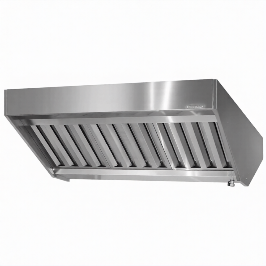 Зонт приточно-вытяжной полуоткрытый ЗППб 400х1800х2000 «Base» островной