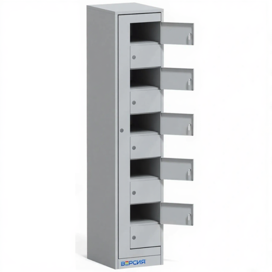 Шкаф для личных вещей на 10 ячеек, общая дверца (1820х380х450)