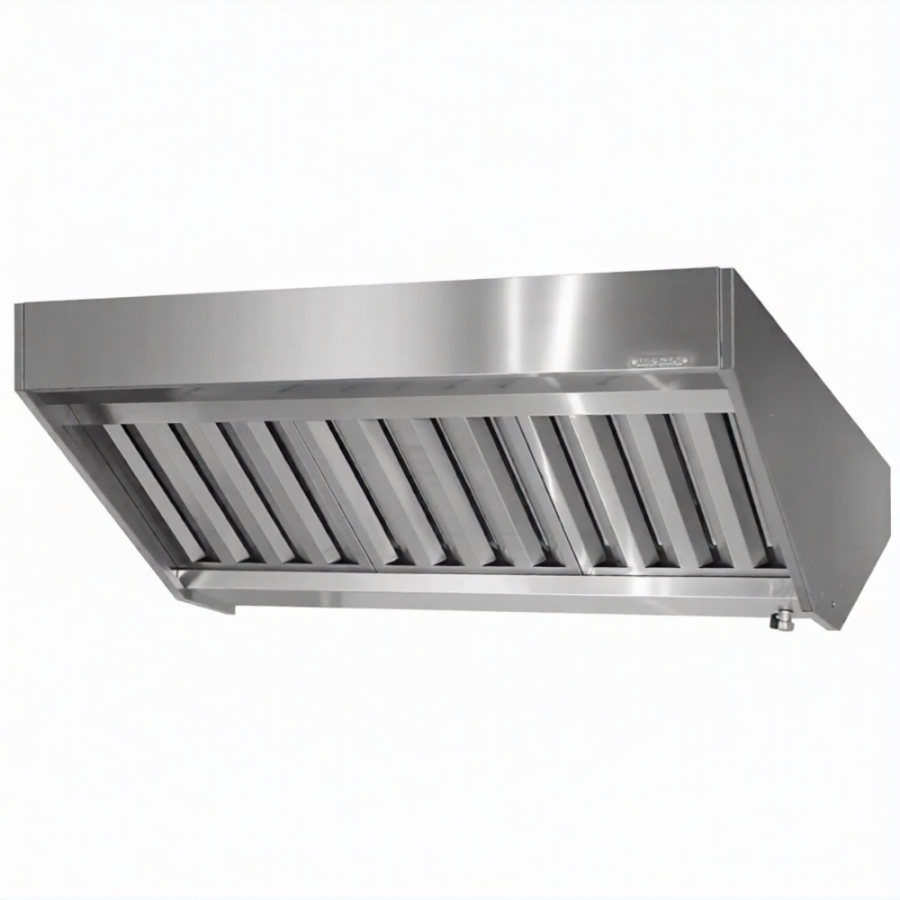 Зонт приточно-вытяжной полуоткрытый ЗППб 400х2000х1600 «Base» островной