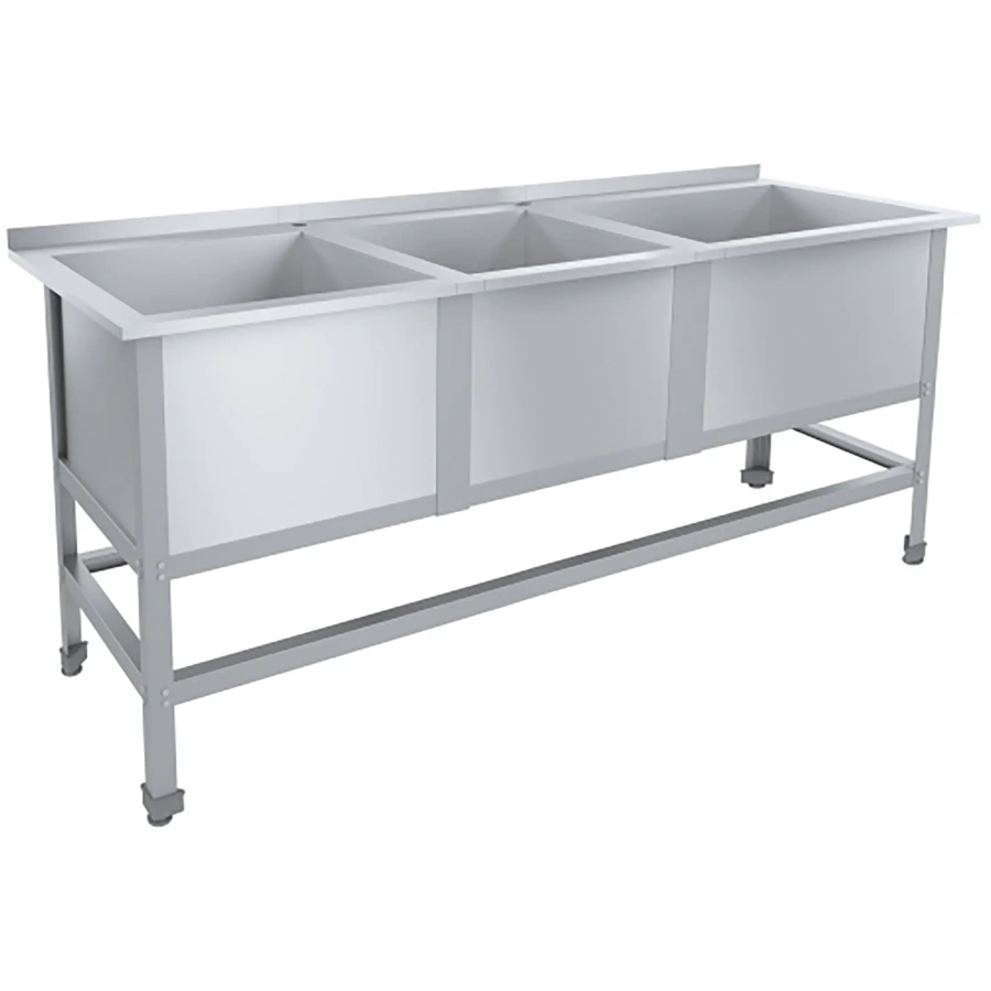 Ванна моечная сварная с бортом  НК ВМО3-530СНК-Мб