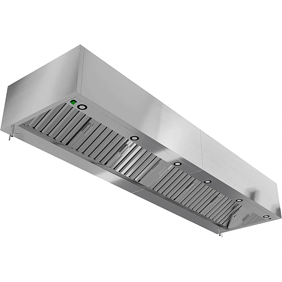 Зонт вытяжной пристенный с подсветкой ЗВПКП-12/14