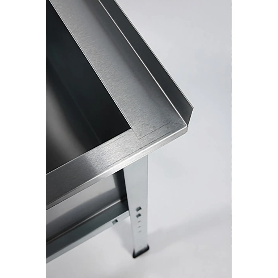 Ванна моечная двухсекционная с бортом ВМС-2/4-Б-ЭК