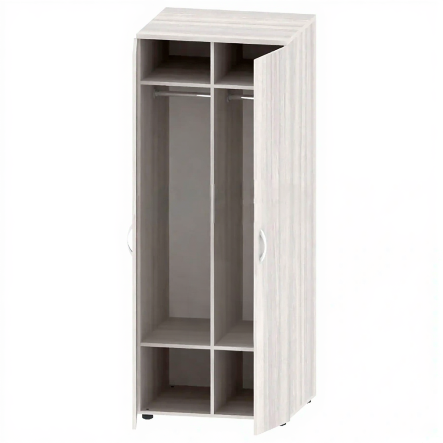 Шкаф для одежды 1800 мм ШК-АД-17-1, ясень шимо светлый