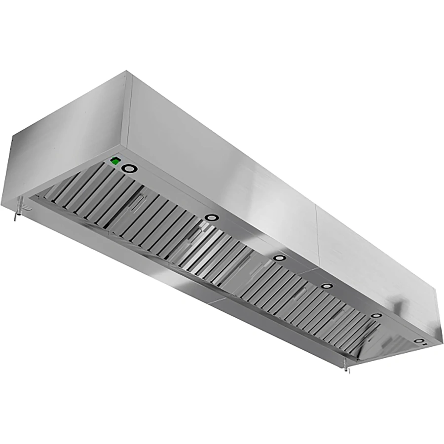 Зонт вытяжной пристенный с подсветкой ЗВПКП-12/14