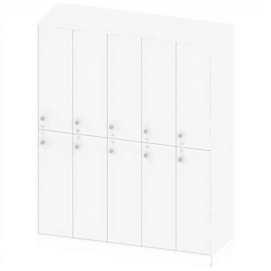 Шкаф школьный пятисекционный СТЕ-ШП-52-5